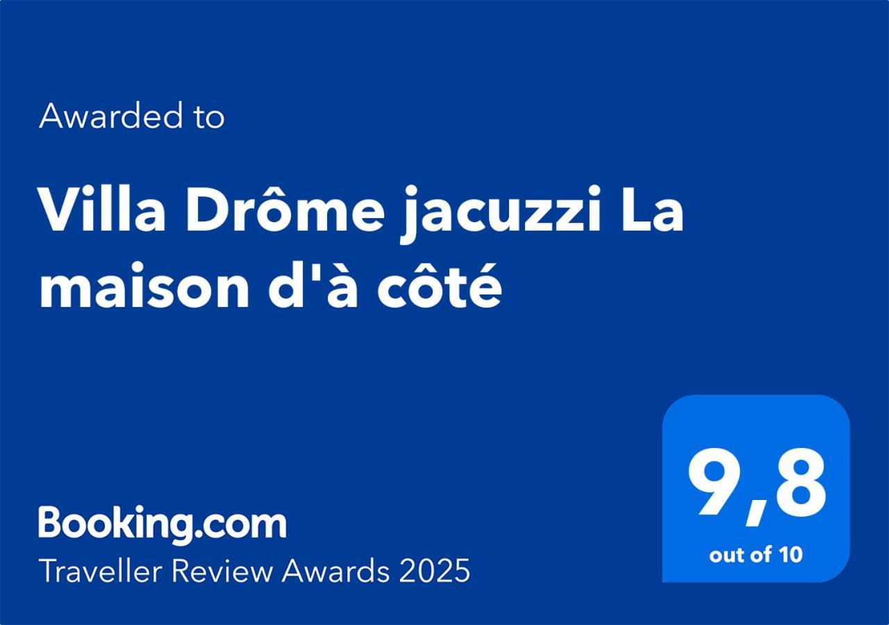 Villa Drome Jacuzzi La Maison D'A Cote Chatuzange-le-Goubet Zewnętrze zdjęcie